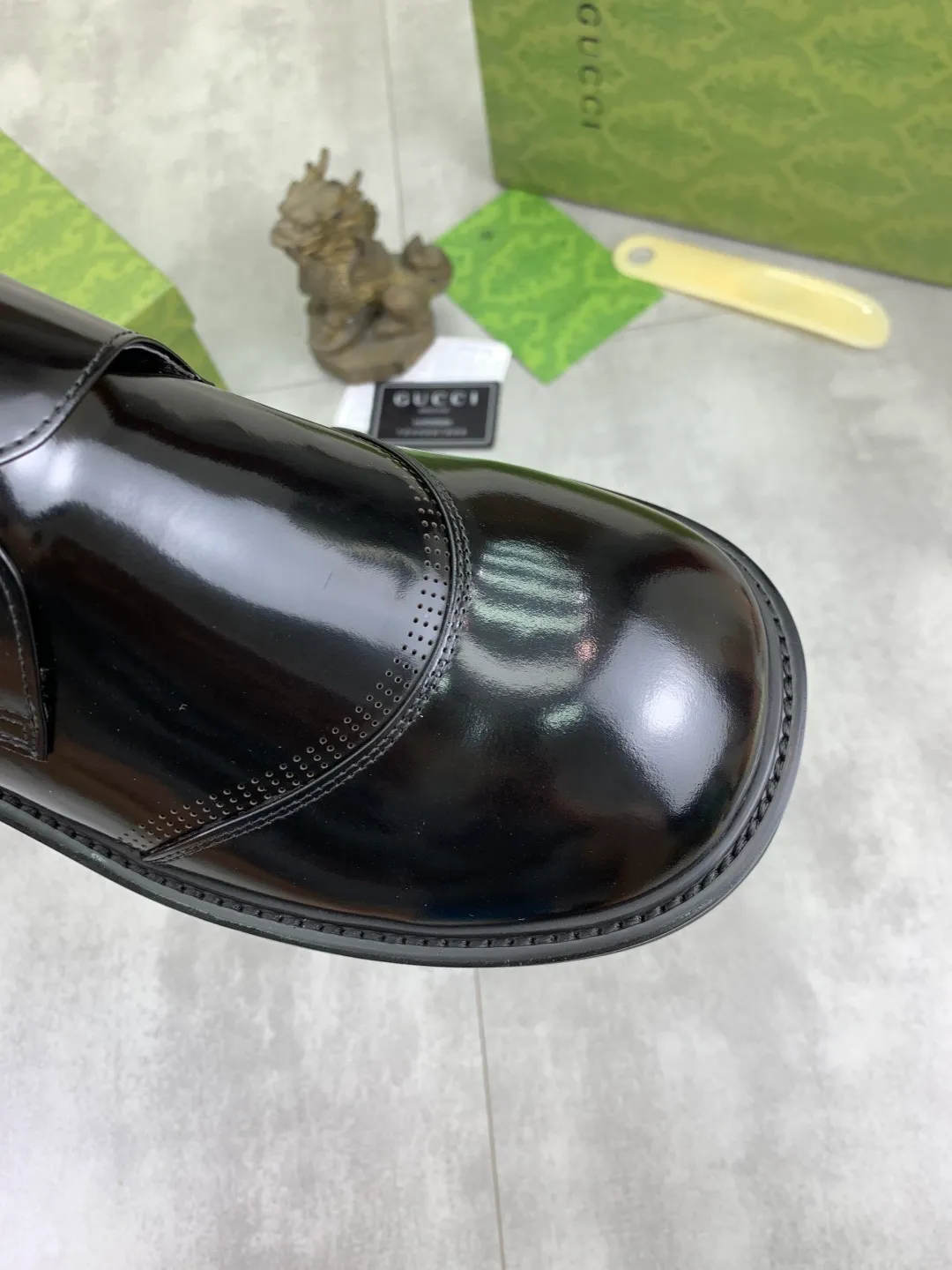 Men's Men's Shoes 💰P580 [New Style] 💰💎💎💎 [Gucci] GUCCI high-end men's formal business leather shoes, original order 1:1! Original imported high-end calfskin, original metal buckle, imported first-layer pigskin lining for feet, original high-end outsole, men's shoe size: 38-44